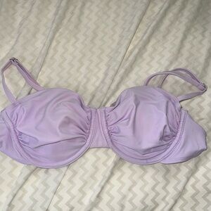Adorable purple Bikini top size large